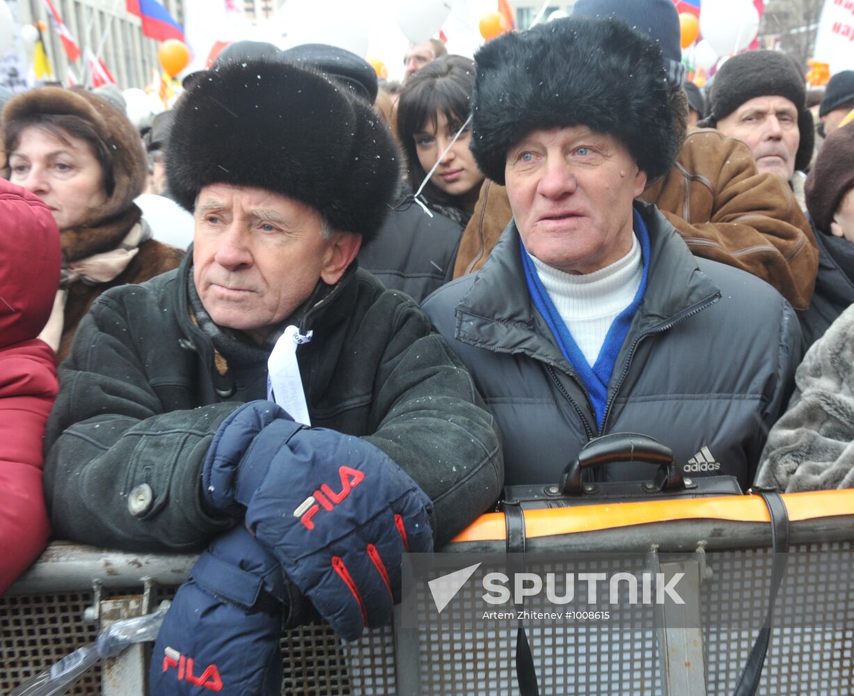 Opposition rally "For Fair Election" in Moscow