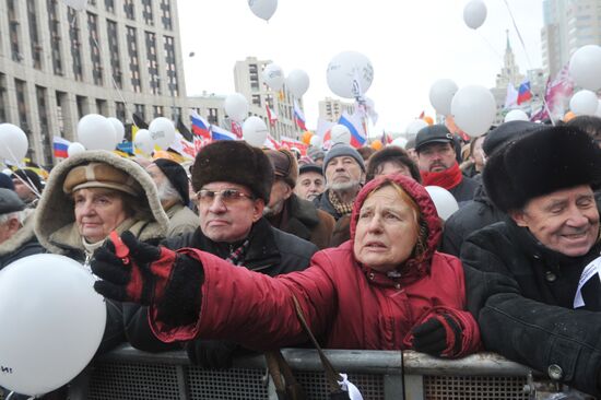 Opposition rally "For Fair Election" in Moscow