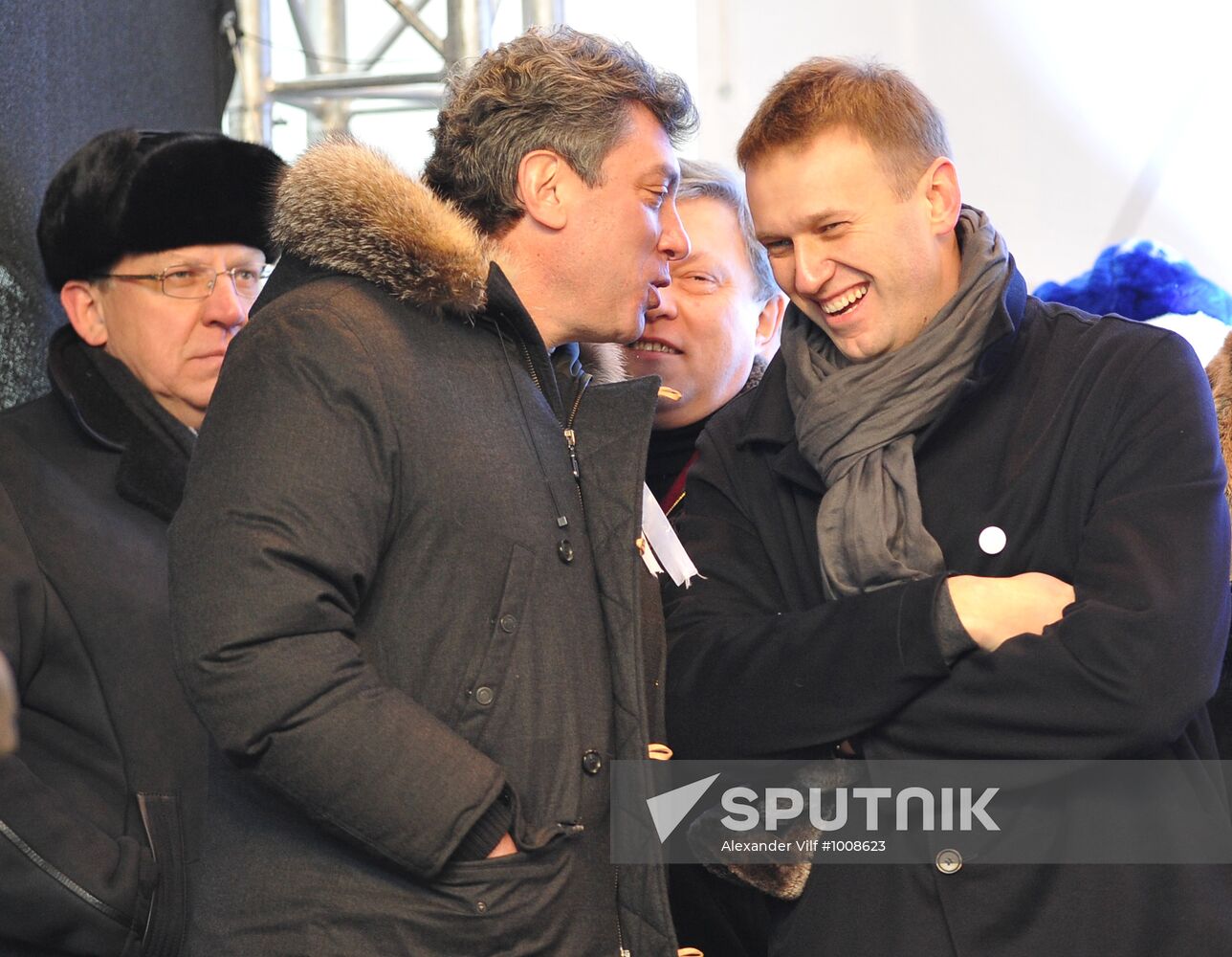 Opposition rally "For Fair Election" in Moscow