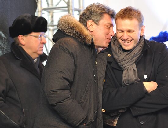 Opposition rally "For Fair Election" in Moscow