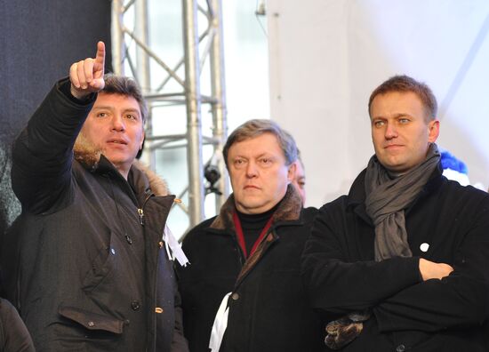 Opposition rally "For Fair Election" in Moscow