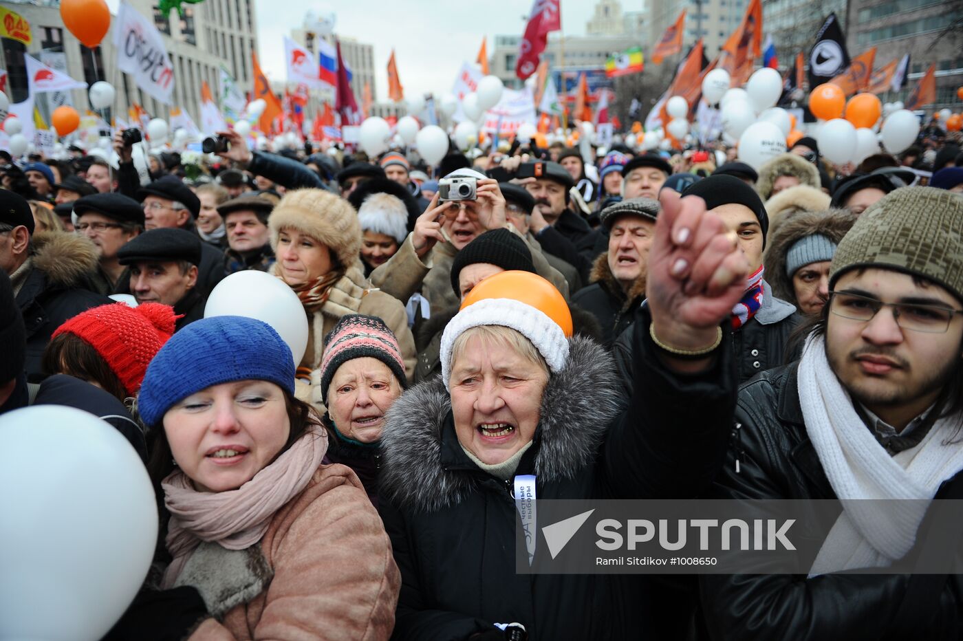 Opposition rally "For Fair Election" in Moscow