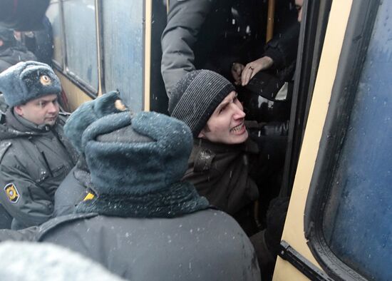 Rally "For Fair Election" in St Petersburg