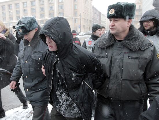 Rally "For Fair Election" in St Petersburg