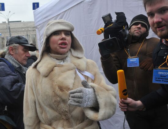 Opposition rally "For Fair Election" in Moscow