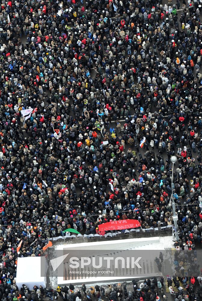 Opposition rally "For Fair Election" in Moscow