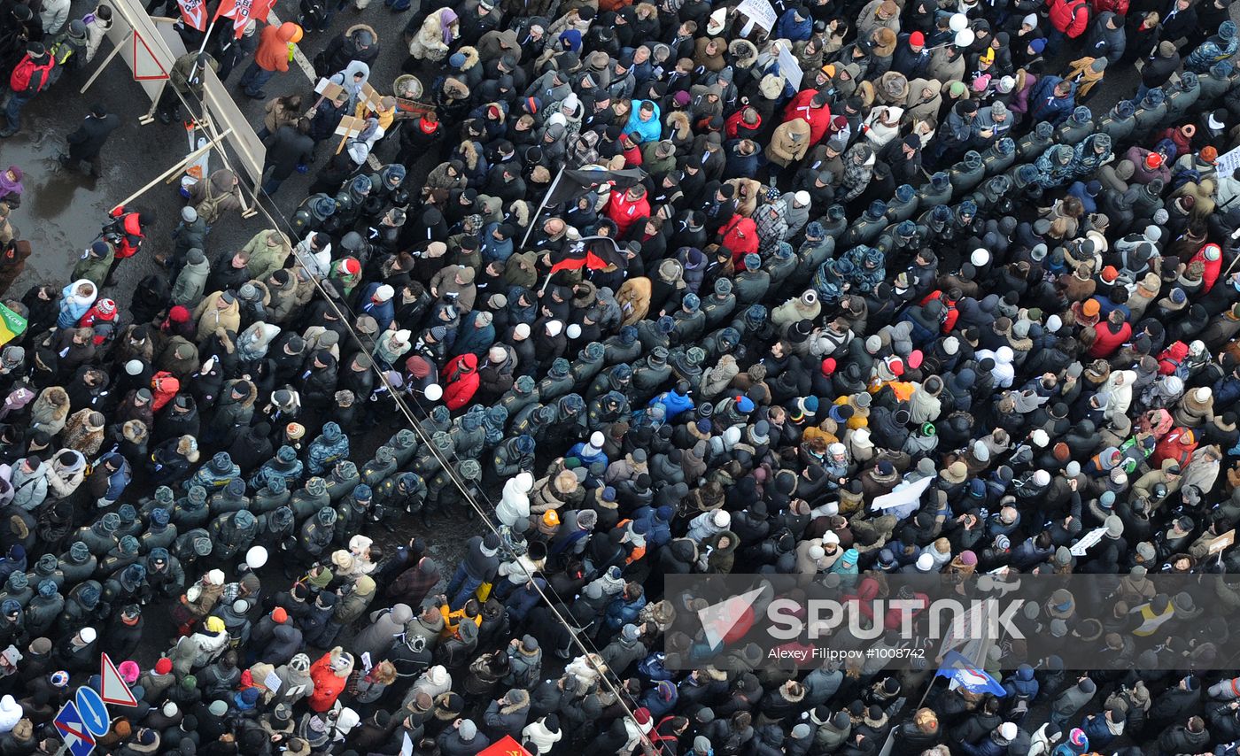 Opposition rally "For Fair Election" in Moscow