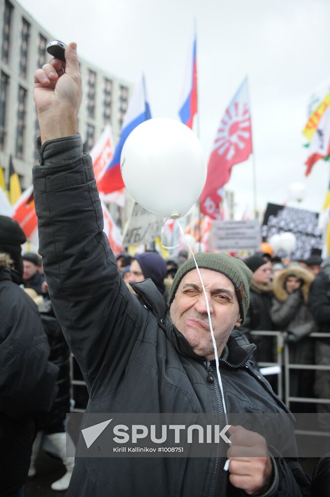 Opposition rally "For Fair Election" in Moscow