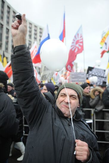 Opposition rally "For Fair Election" in Moscow