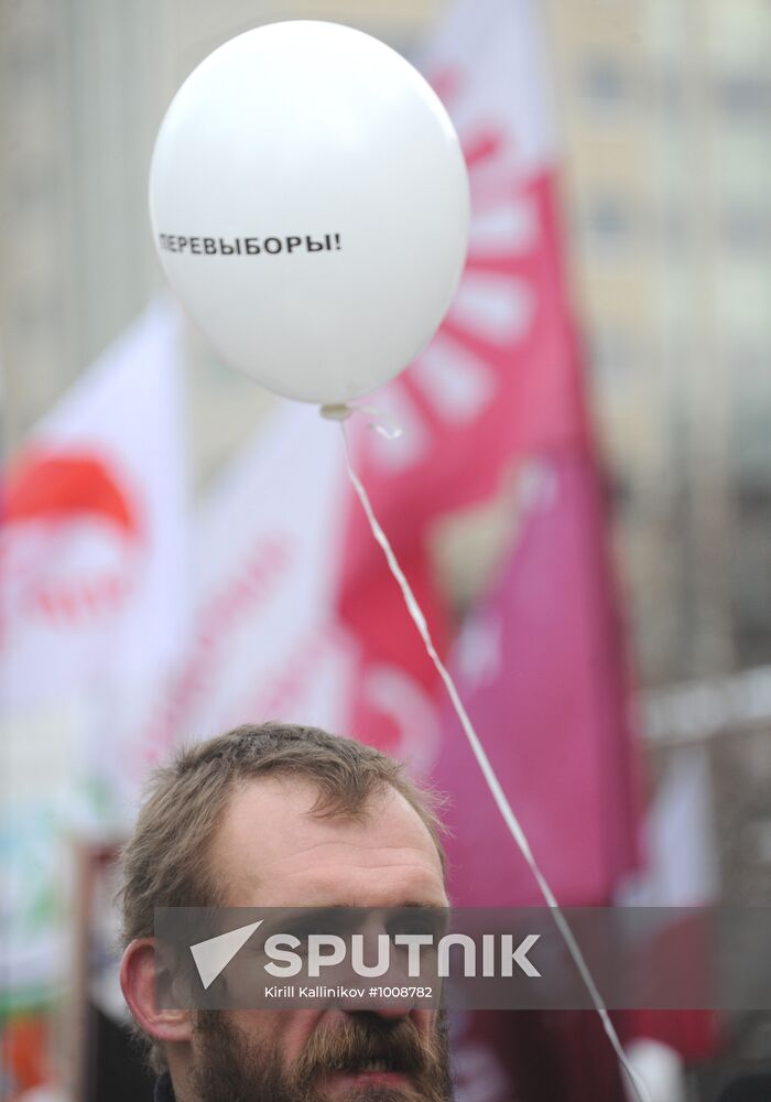 Opposition rally "For Fair Election" in Moscow