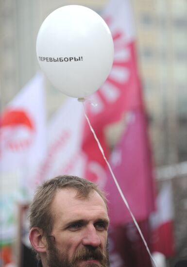 Opposition rally "For Fair Election" in Moscow