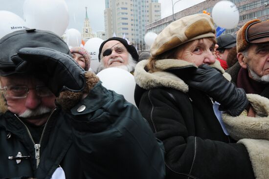 Opposition rally "For Fair Election" in Moscow