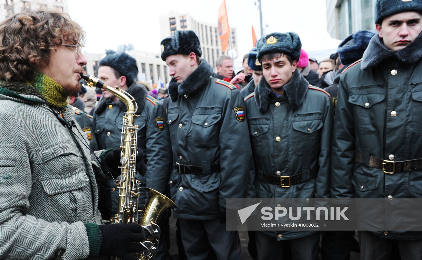 Opposition rally "For Fair Election" in Moscow