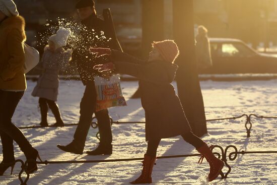 Winter holidays in St Petersburg