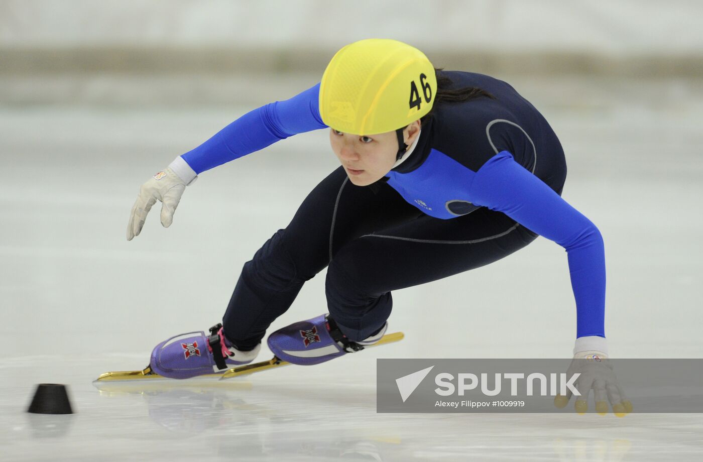 Russian Short Track Skating Championship. Second Day.