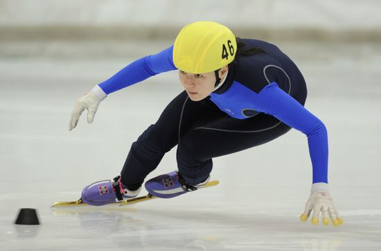 Russian Short Track Skating Championship. Second Day.
