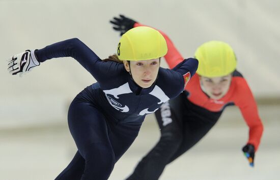 Russian Short Track Skating Championship. Second Day.