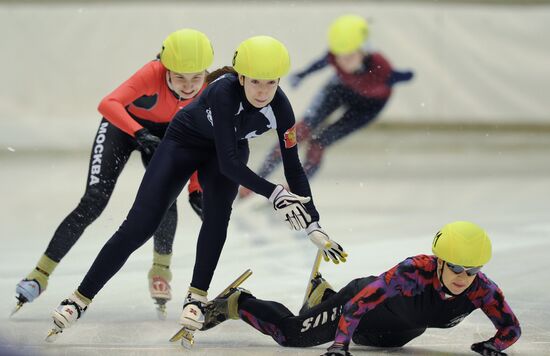 Russian Short Track Skating Championship. Second Day.