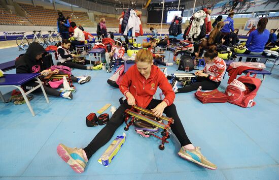 Russian Short Track Skating Championship. Second Day.