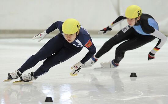 Russian Short Track Skating Championship. Second Day.