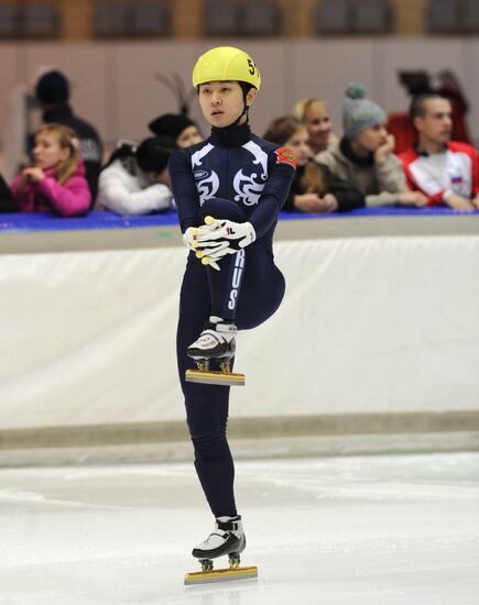 Russian Short Track Skating Championship. Second Day.
