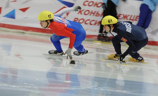 Russian Short Track Skating Championship. Second Day.