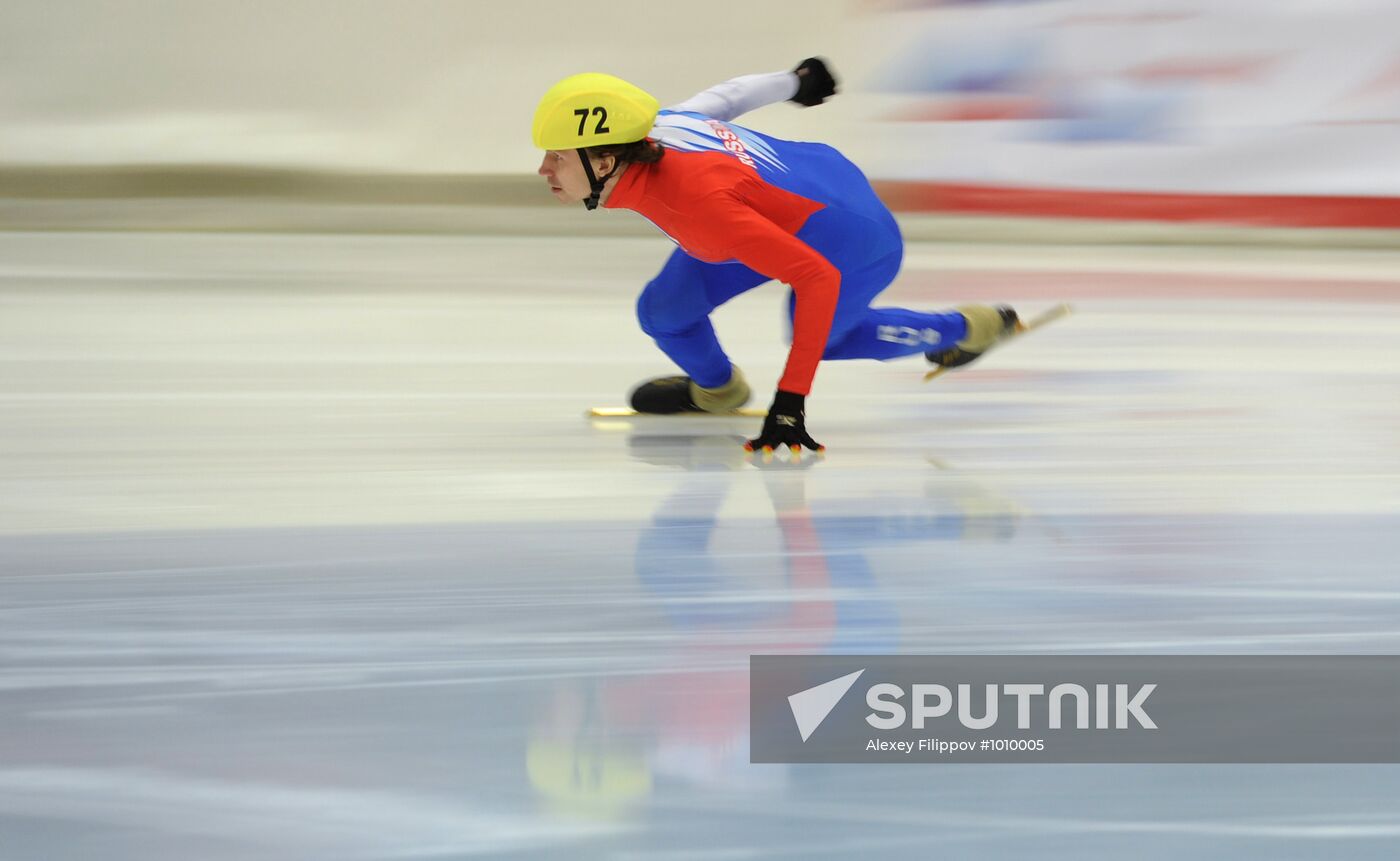 Russian Short Track Skating Championship. Second Day.
