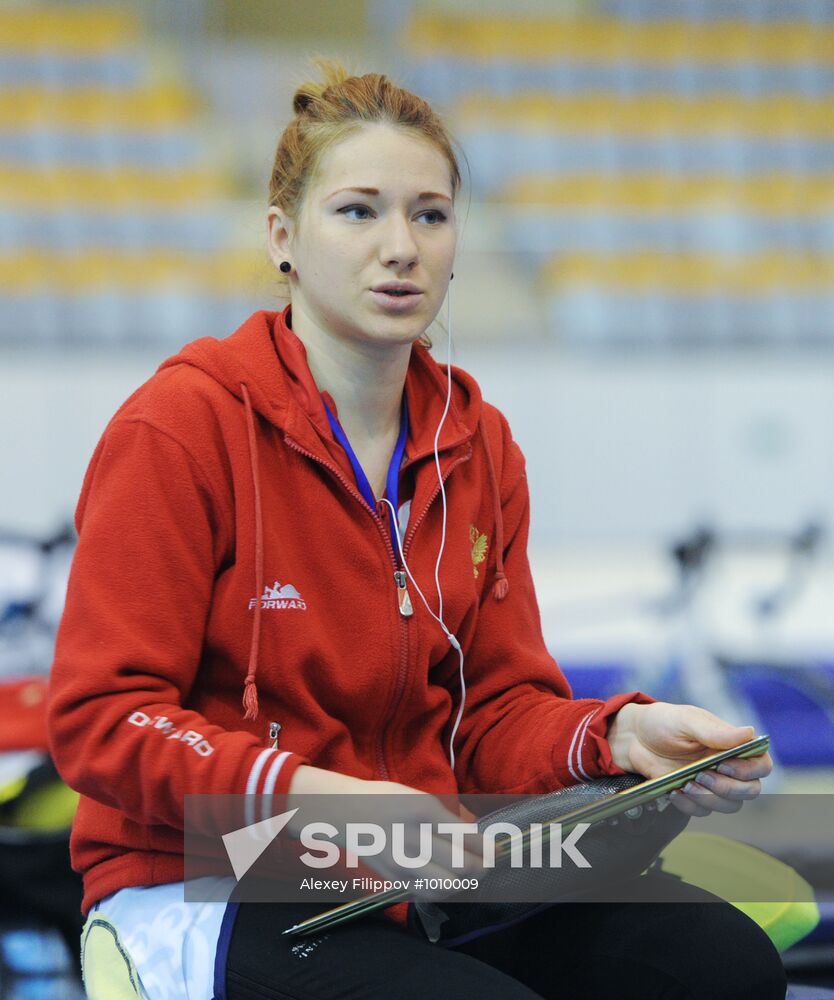 Russian Short Track Skating Championship. Second Day.