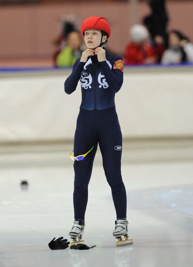 Russian Short Track Skating Championship. Second Day.