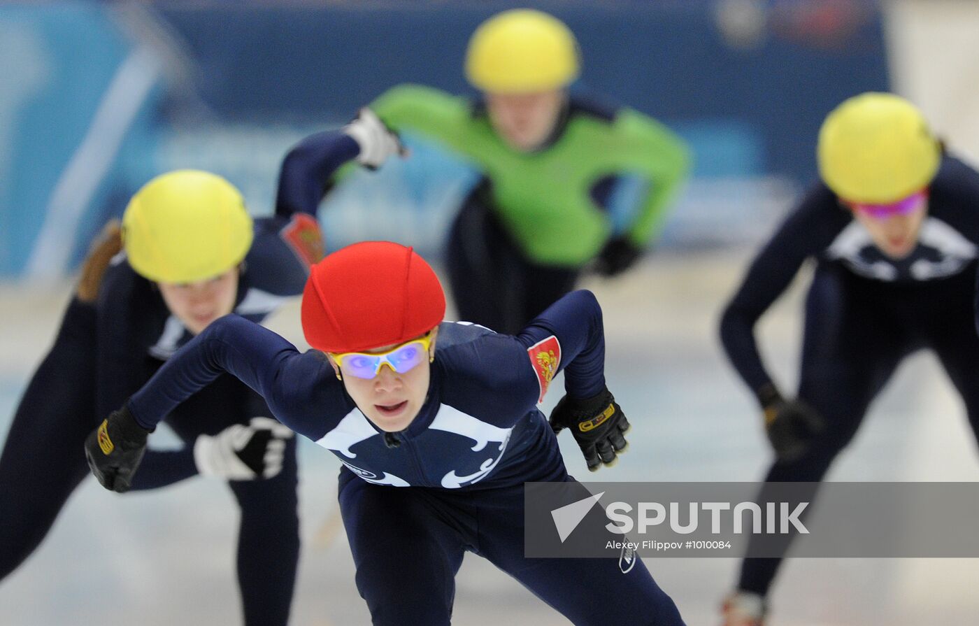 Russian Short Track Skating Championship. Second Day.