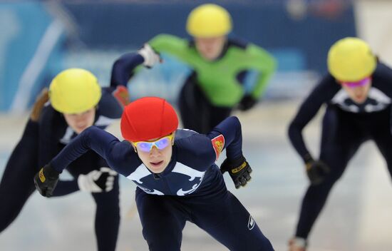 Russian Short Track Skating Championship. Second Day.