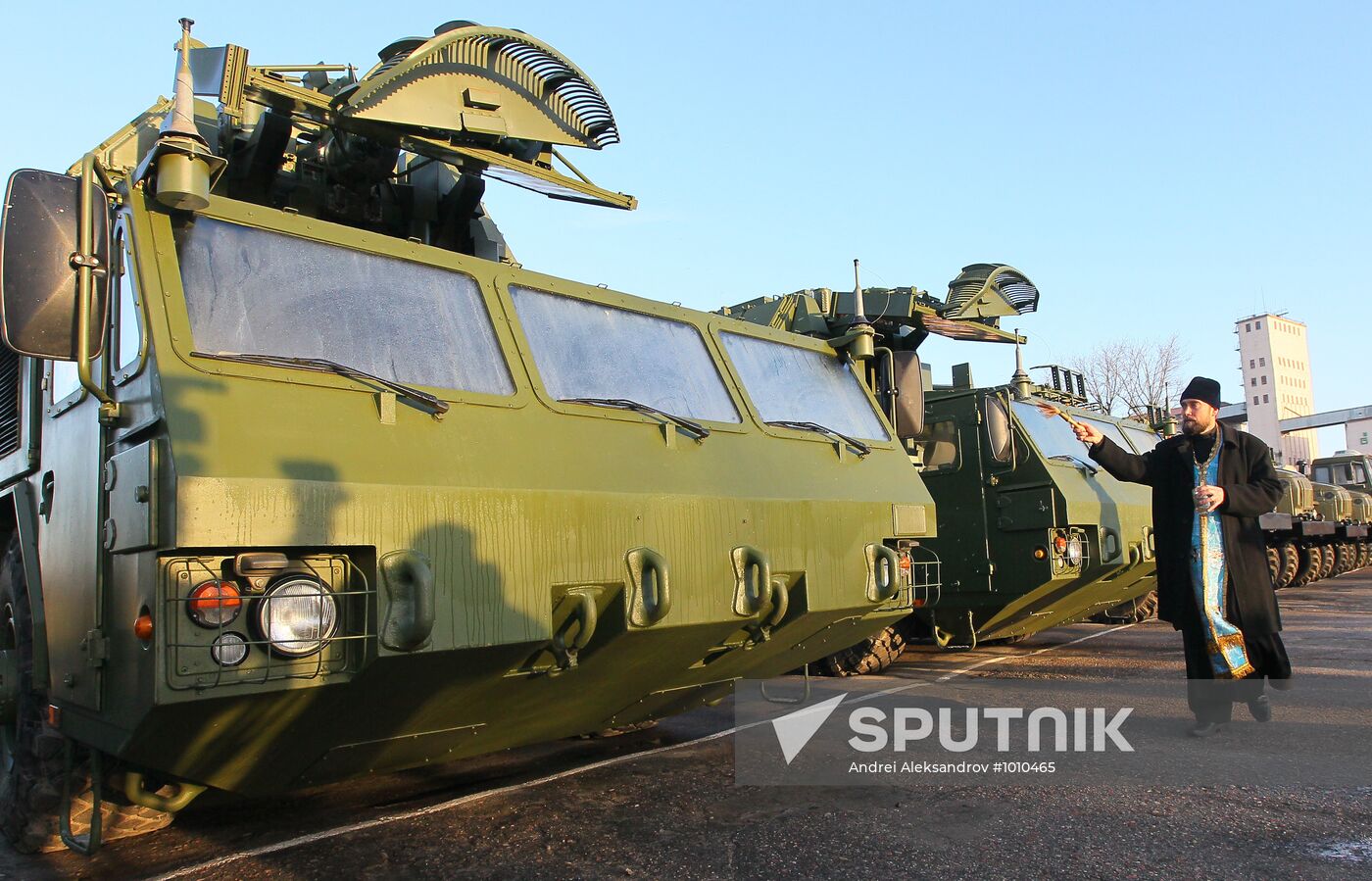 TOR-M2 missile system put into service in Baranovichi