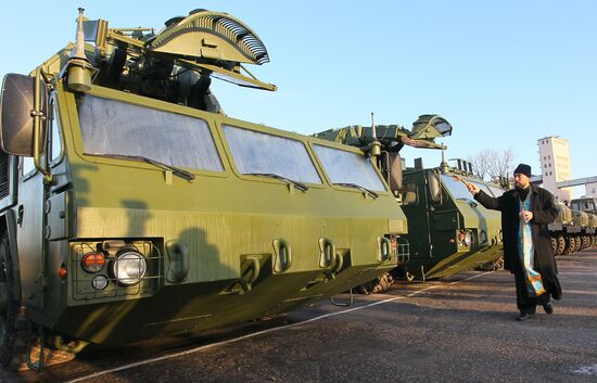 TOR-M2 missile system put into service in Baranovichi