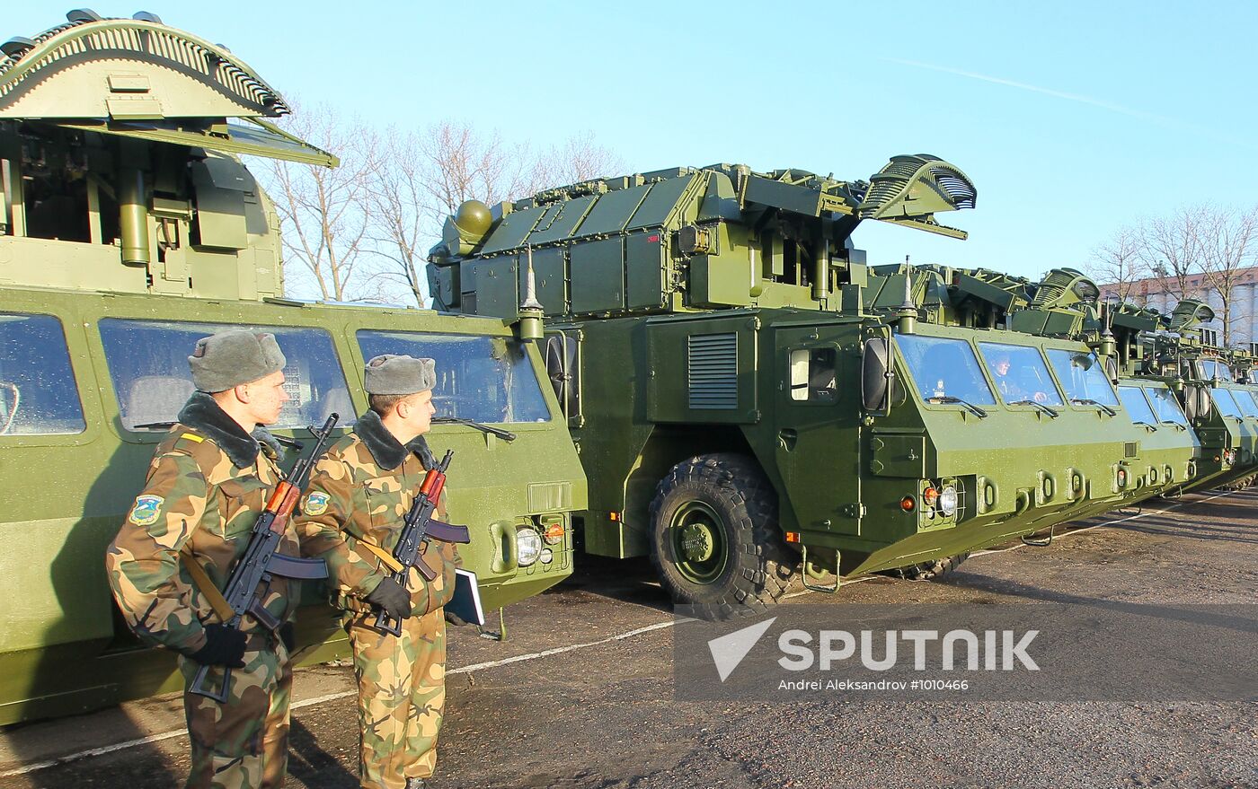 TOR-M2 missile system put into service in Baranovichi