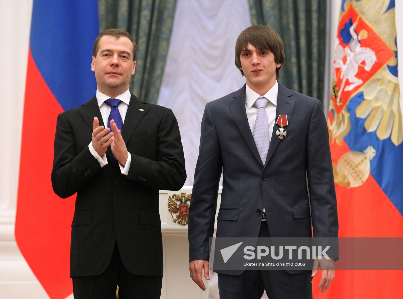 Dmitry Medvedev presents state awards in Kremlin