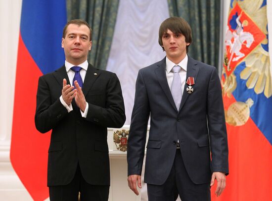 Dmitry Medvedev presents state awards in Kremlin