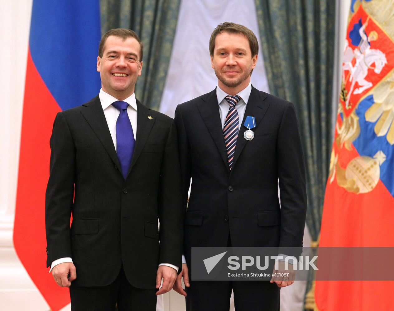 Dmitry Medvedev presents state awards in Kremlin