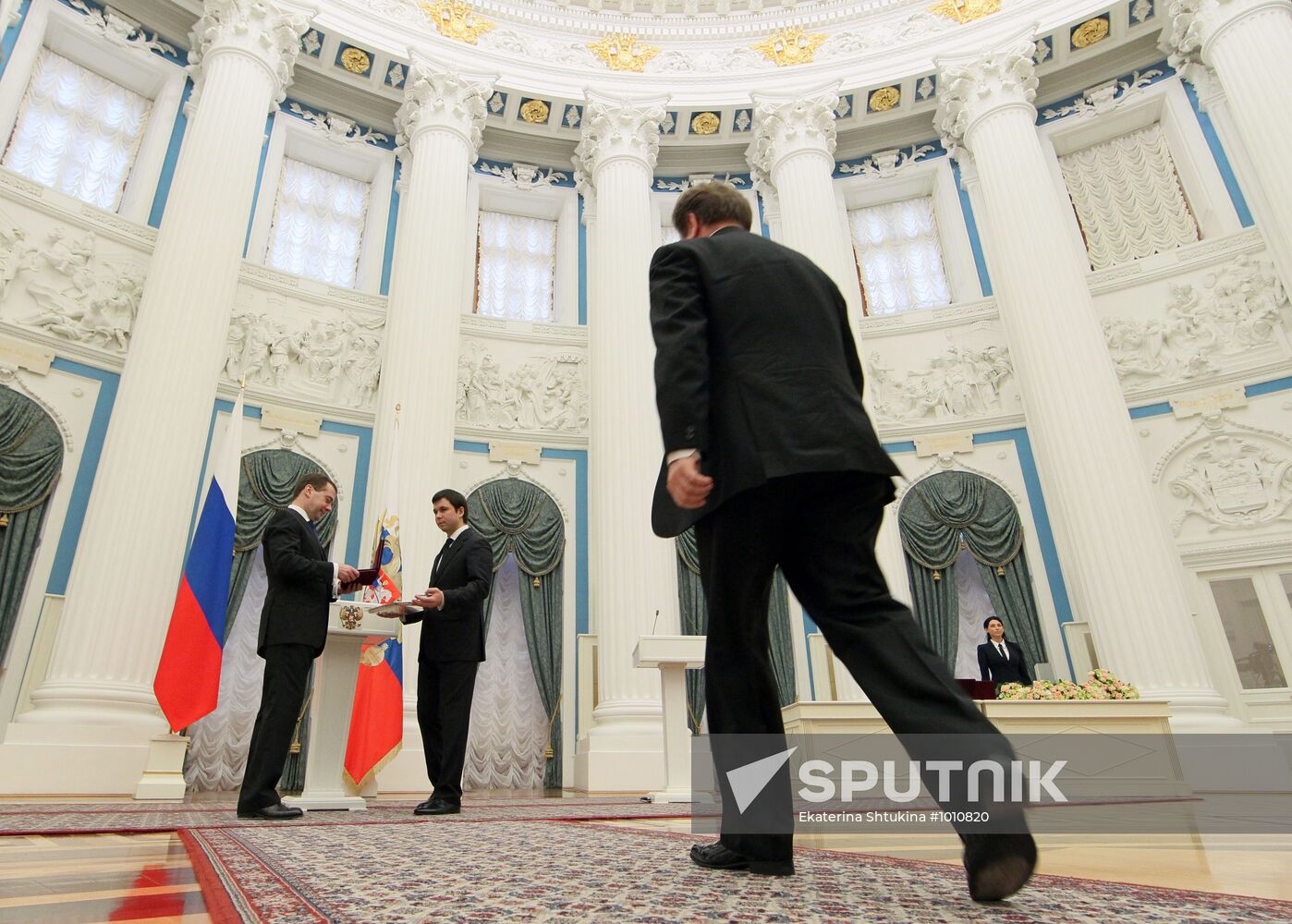 Dmitry Medvedev presents awards in Kremlin