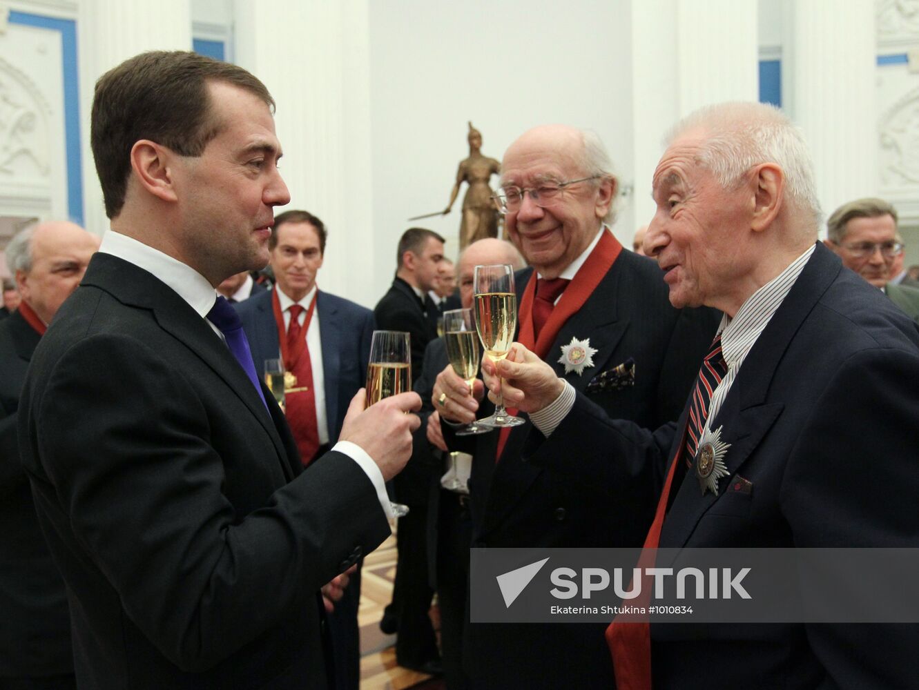 Dmitry Medvedev presents awards in Kremlin