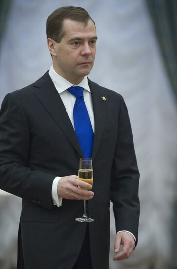 Dmitry Medvedev hands out awards in Kremlin