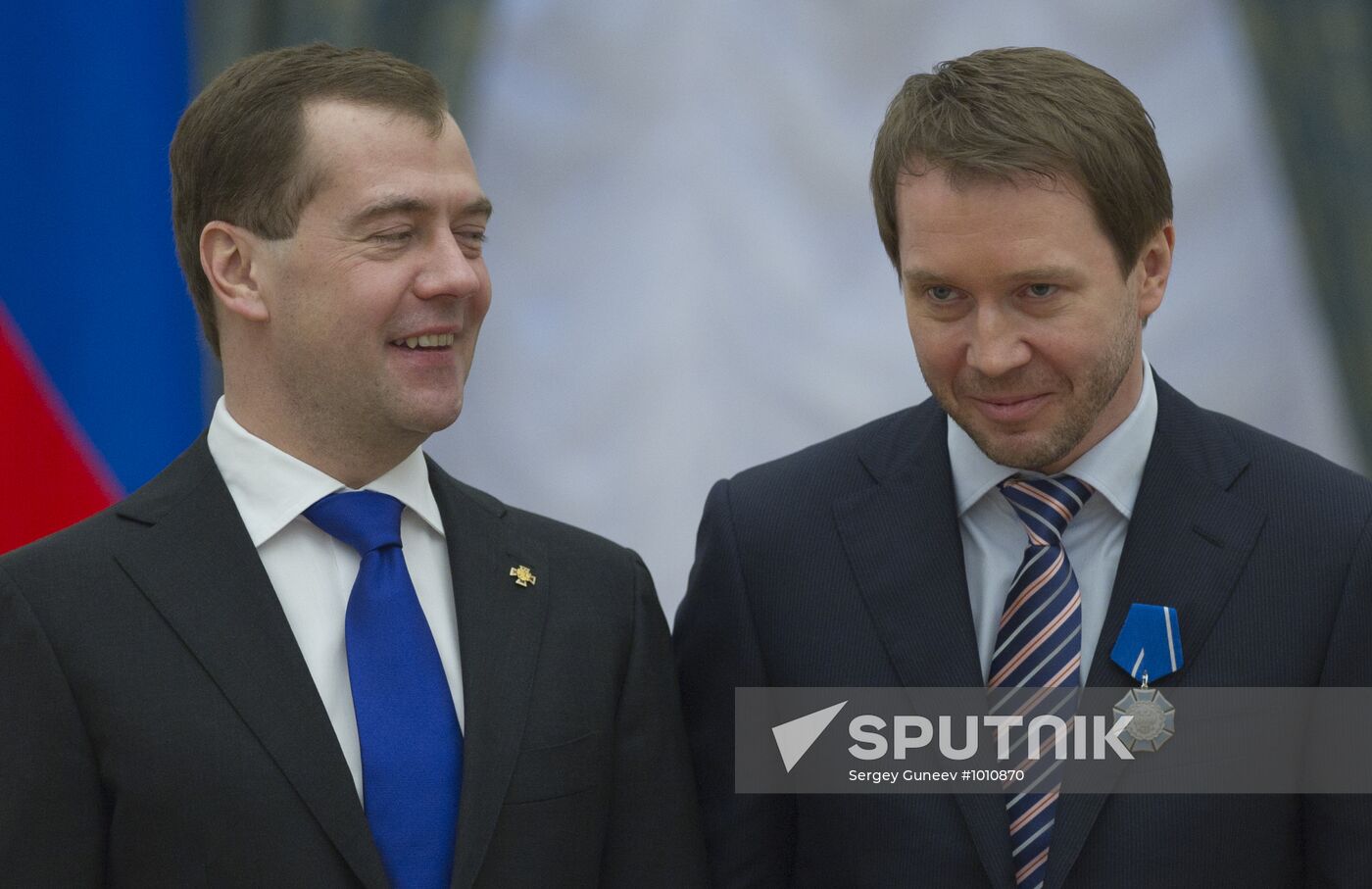 Dmitry Medvedev hands out state awards in Kremlin