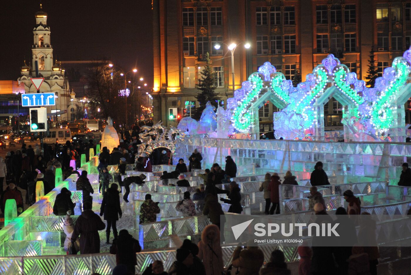 Ice City opens in Yekaterinburg