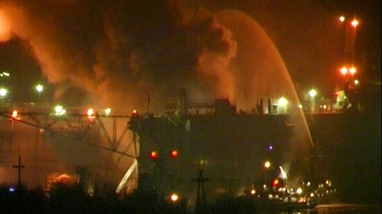 Fire breaks out at Yekaterinburg nuclear submarine