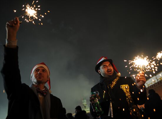 New Year celebrations in Moscow