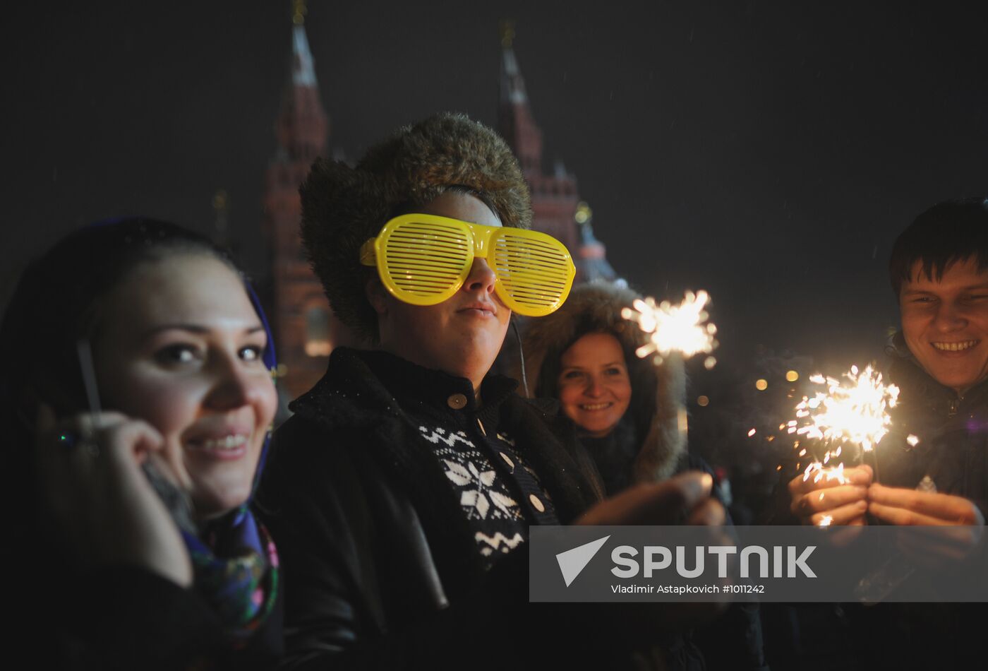 New Year celebrations in Moscow