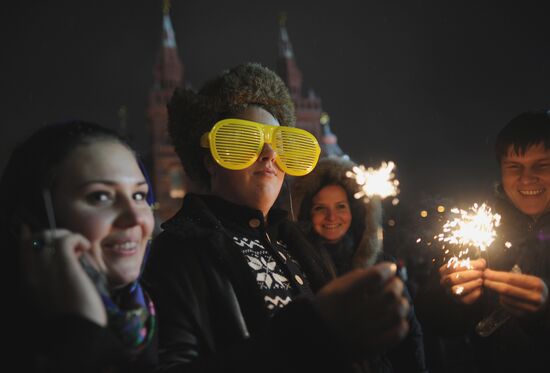 New Year celebrations in Moscow