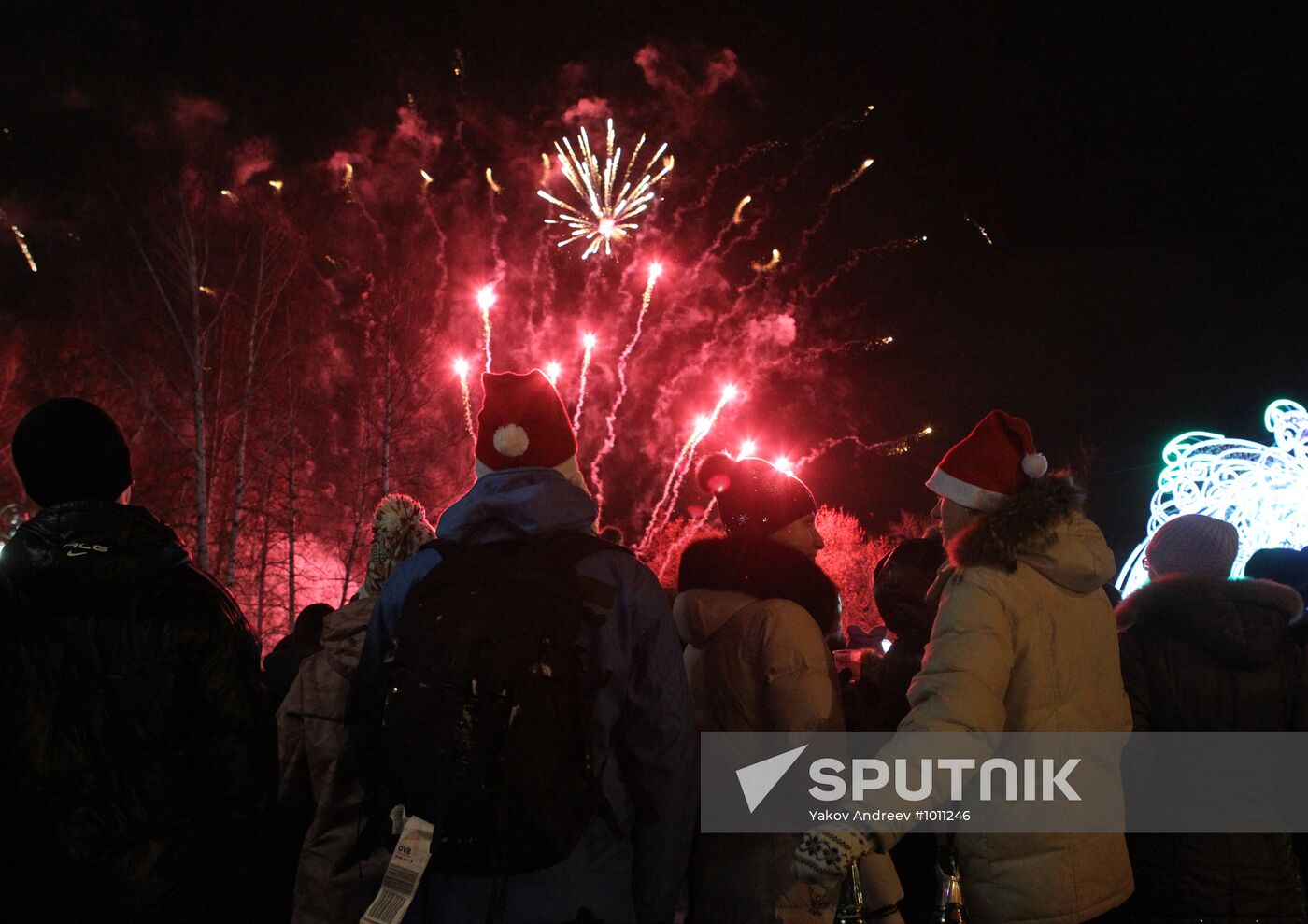 New Year celebrations in Moscow