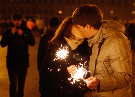 New Year celebrations in Moscow