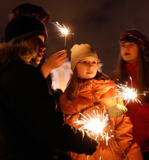 New Year celebrations in Moscow