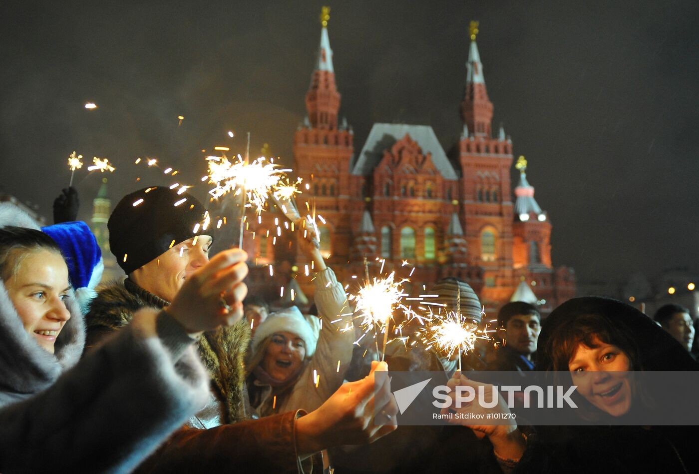 New Year celebrations in Moscow
